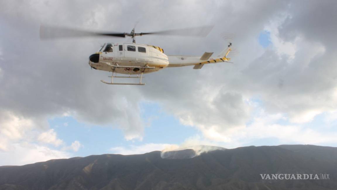 $!Se reactiva incendio en la sierra de Parras de la Fuente