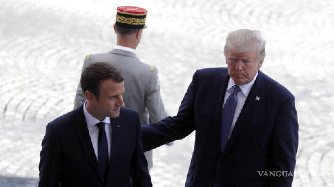 Trump me escuchó sobre el calentamiento global: Macron