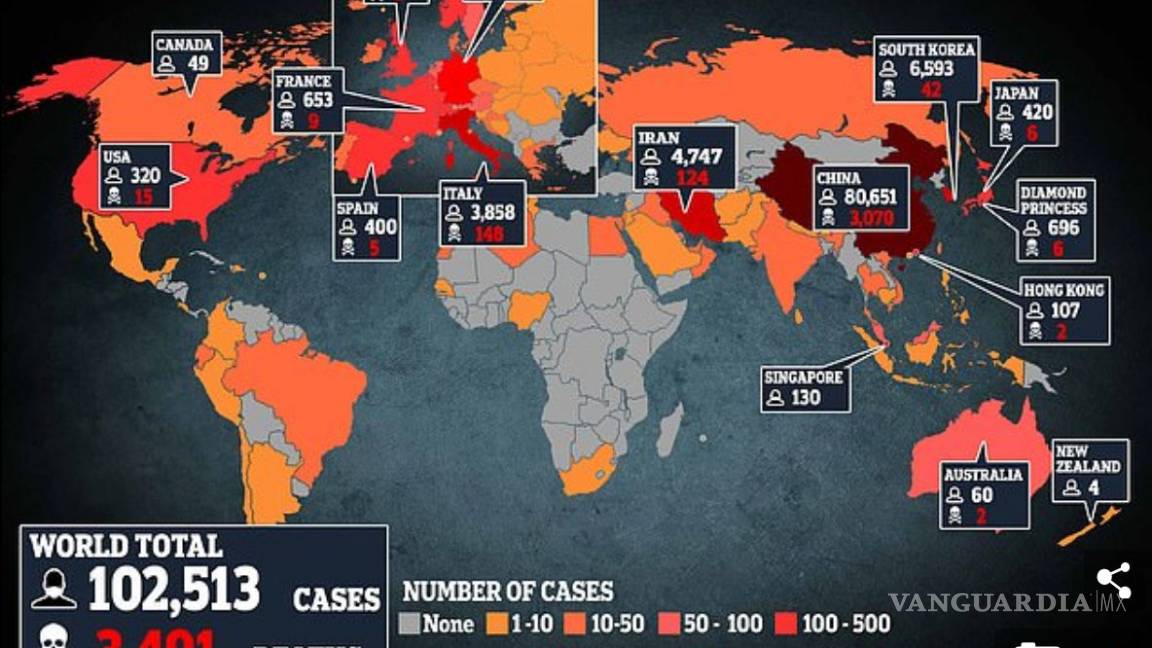 $!Italia en crisis por coronavirus, reporta 233 muertes y más de 4 mil 600 casos confirmados