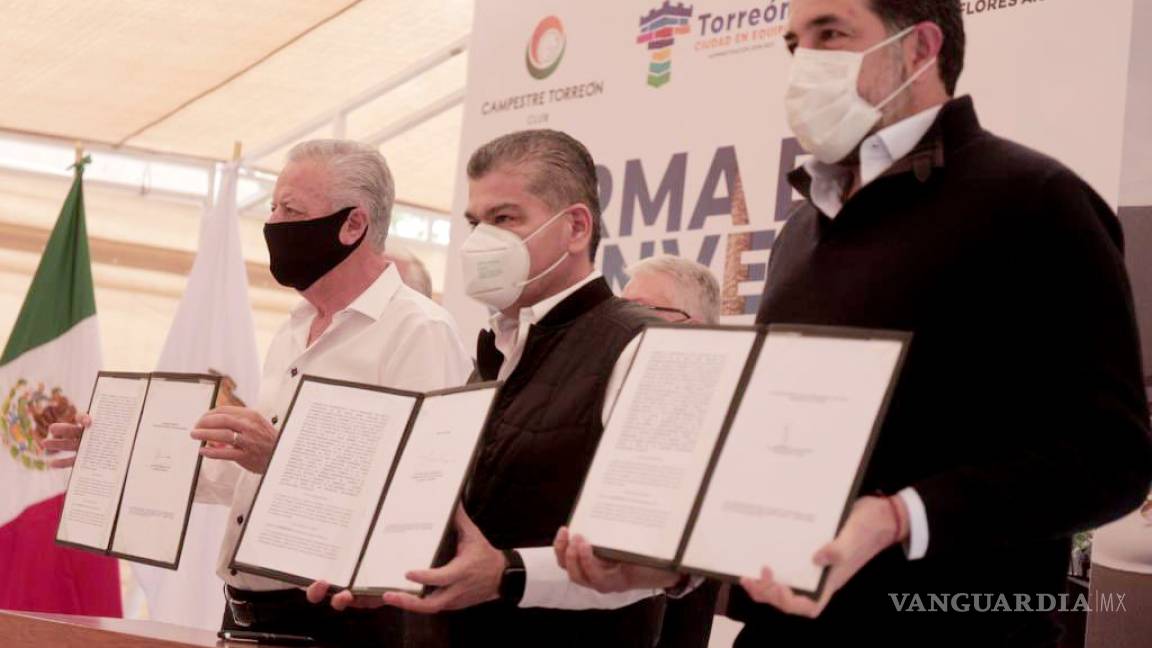 Firman convenio para la renovación urbana del Campestre La Rosita de Torreón