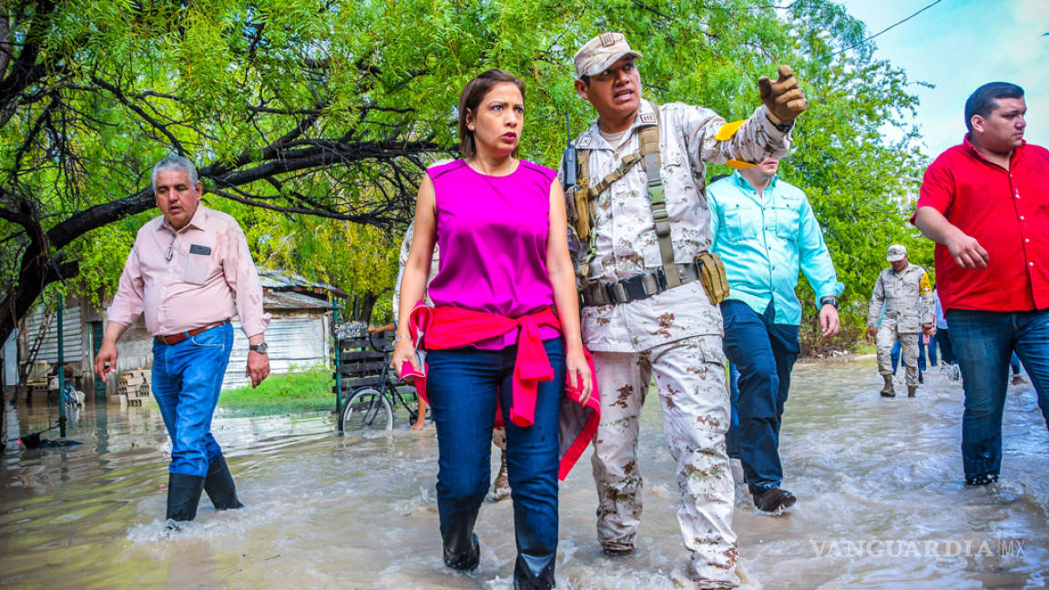 Realizan censo de viviendas afectadas por inundación en Piedras Negras para acceder al Fonden