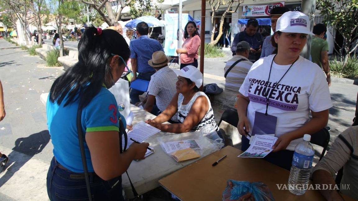 $!Gana el sí en consulta de termoeléctrica, sin la participación de los más afectados