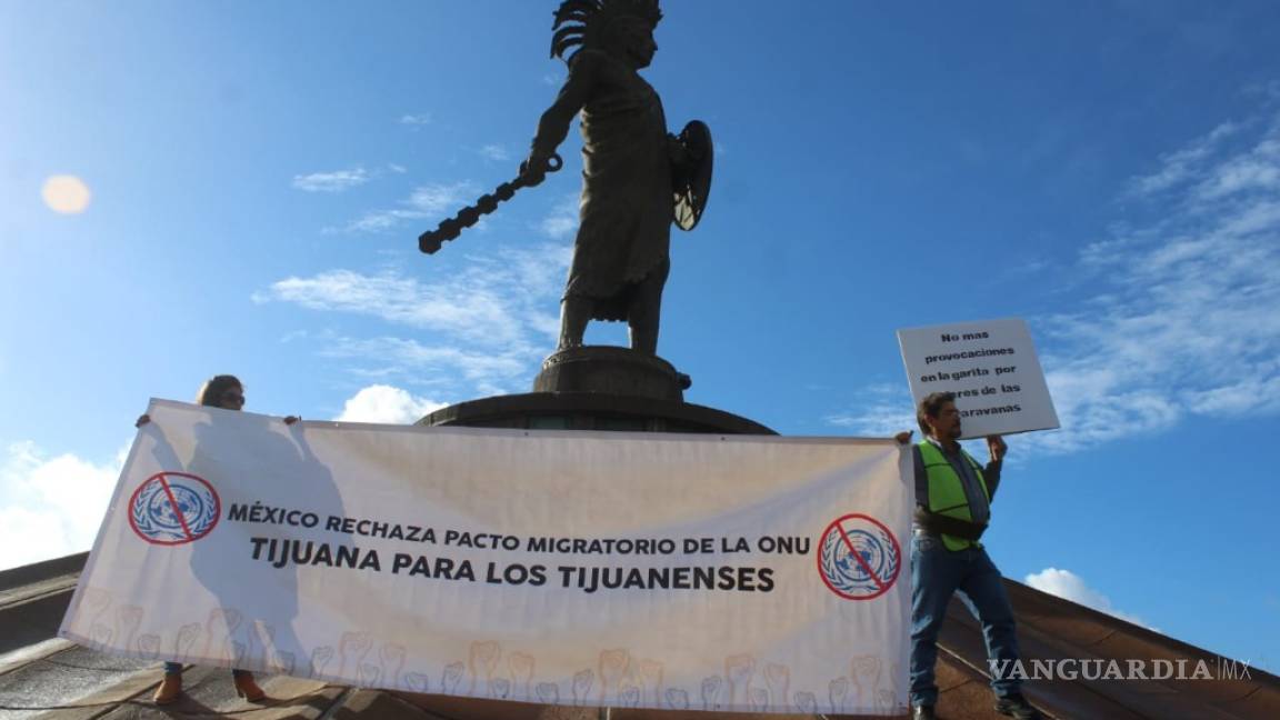 AMLO es esperado en Tijuana por manifestantes jornaleros y antimigrantes