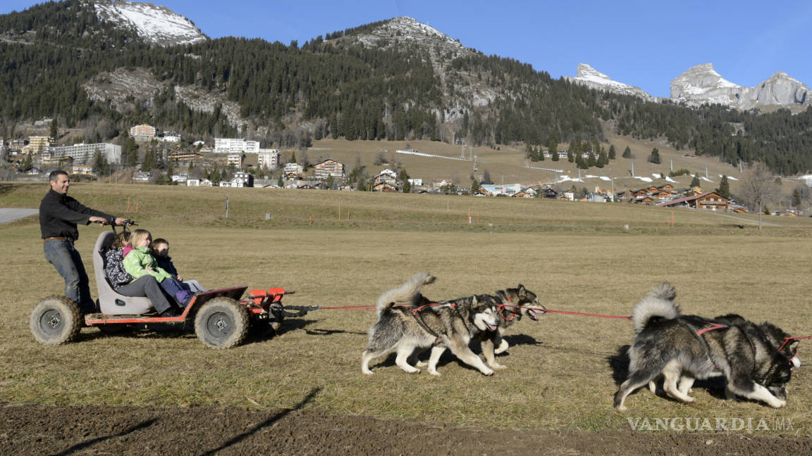 La blanca Navidad no llegó a Suiza