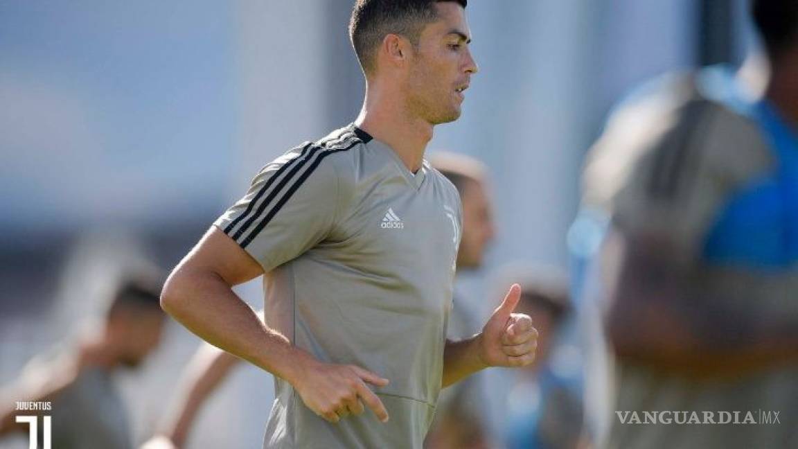Cristiano Ronaldo va como titular en su primer juego con la Juventus