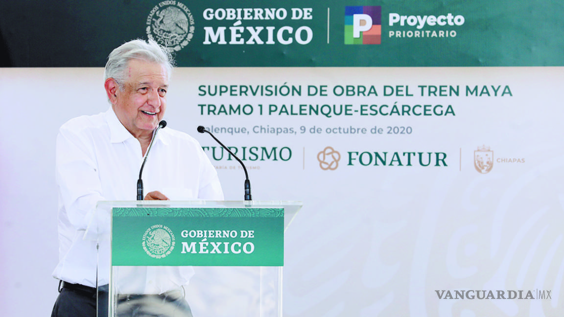 Tren Maya estará listo en 2023, promete el presidente López Obrador en su gira por Chiapas