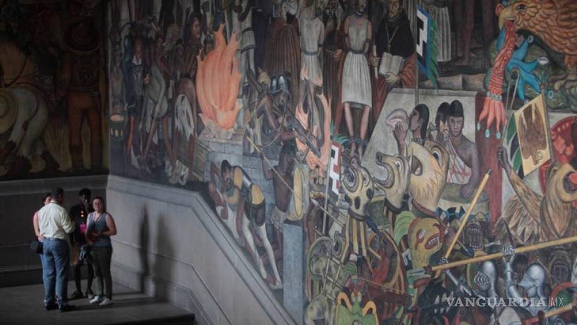 Mural de Diego Rivera en Ciudad de México recupera brillo con su restauración