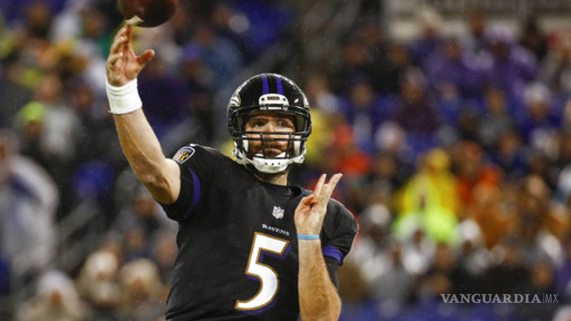 Joe Flacco mejora en el momento oportuno con Ravens