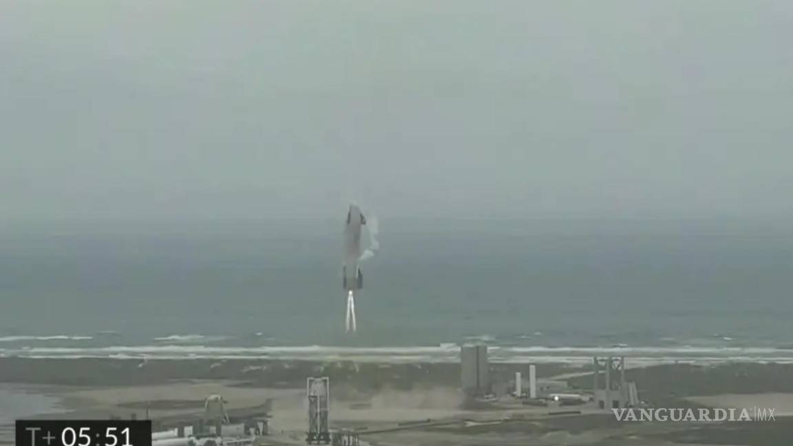 $!SpaceX lanzó y aterrizó con éxito su nave Starship, este es el cohete que Elon Musk pretende usar para aterrizar astronautas en la Luna y enviar gente a Marte.