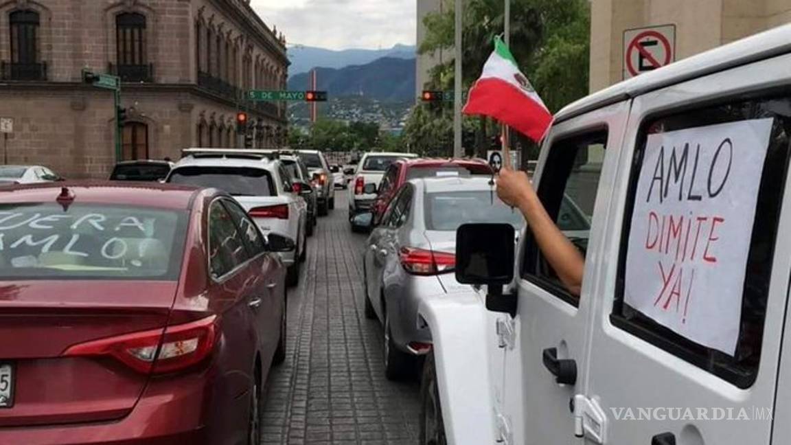 $!El #AMLOVETEYA suena de nuevo contra Obrador en varias partes del país