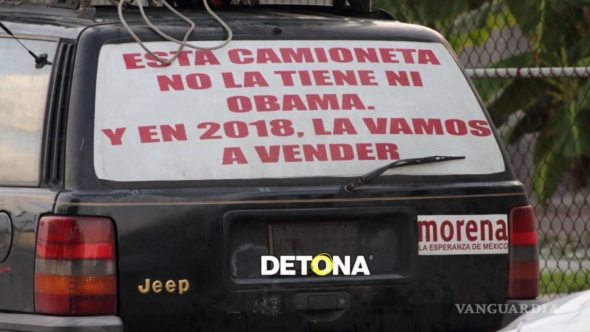 $!Pues ganó AMLO en el 2018 y CSP en 2024 y la camionetota sigue sin venderse.
