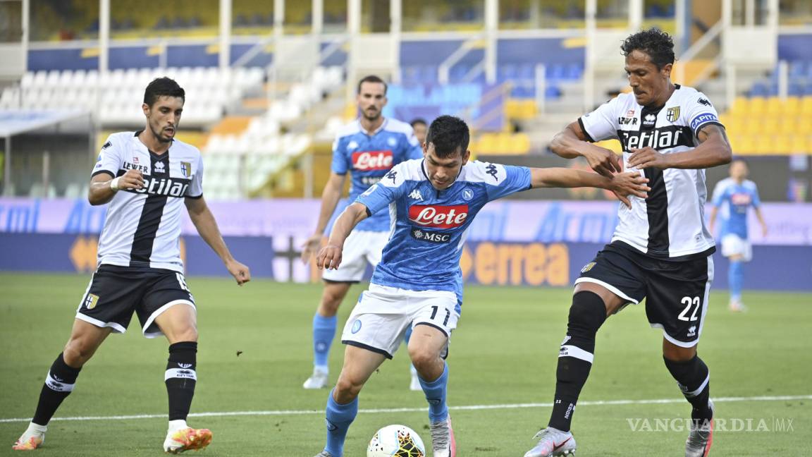 'Chucky' juega última parte del partido en la derrota del Napoli contra el Inter