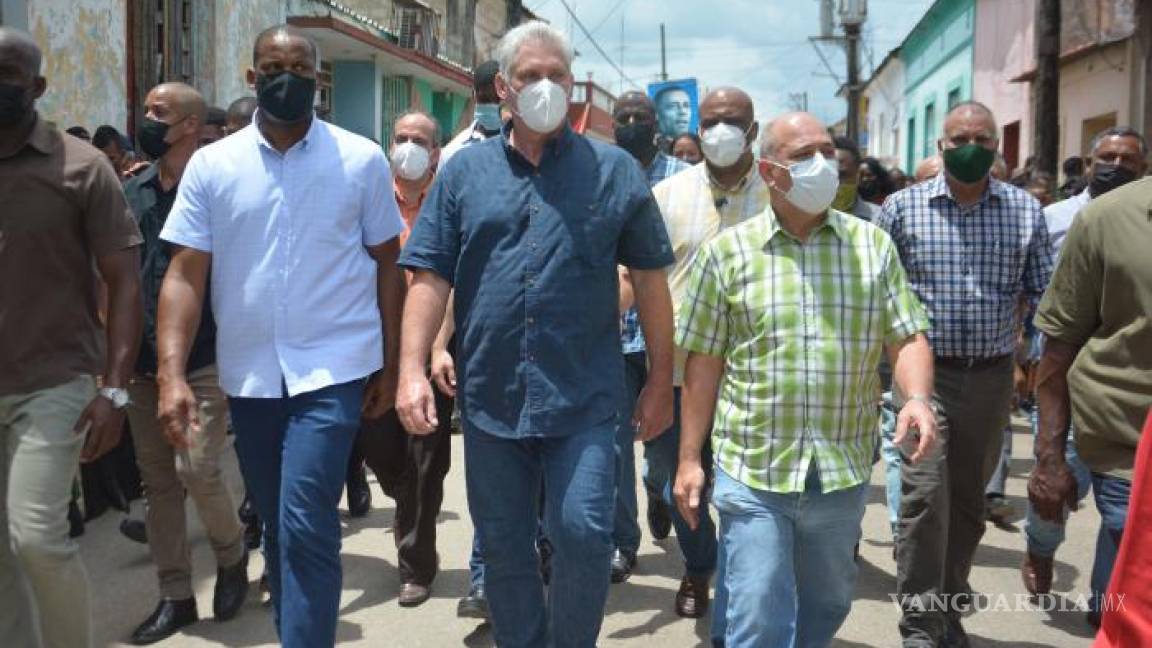 Miguel Díaz-Canel, presidente de Cuba, acusa a EU por protestas contra el régimen