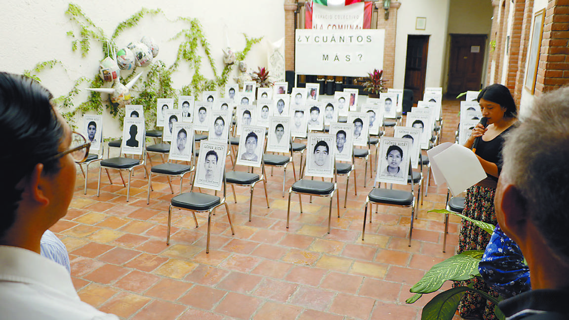 Recuerdan en Saltillo a los 43 estudiantes de Ayotzinapa