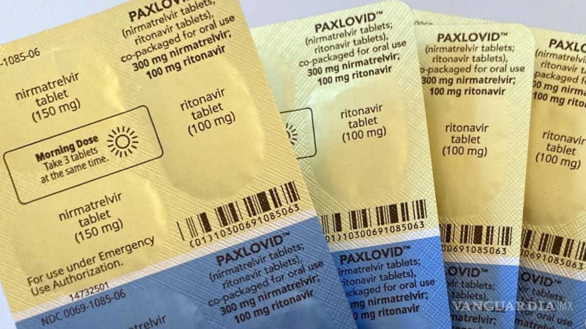 $!Dosis del medicamento antiviral Paxlovid se exhiben en Nueva York, el 1 de agosto de 2022.