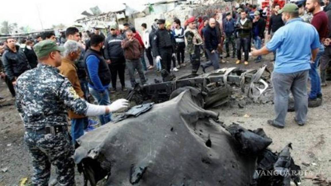 Ataque suicida mata a al menos 37 en un mercado de Bagdad durante la llegada de Hollande