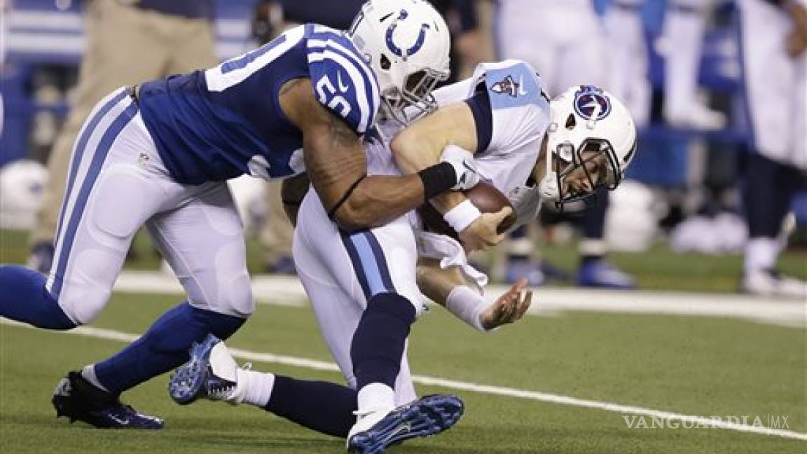 Colts usan plan alterno para vencer a Titans por 30-24