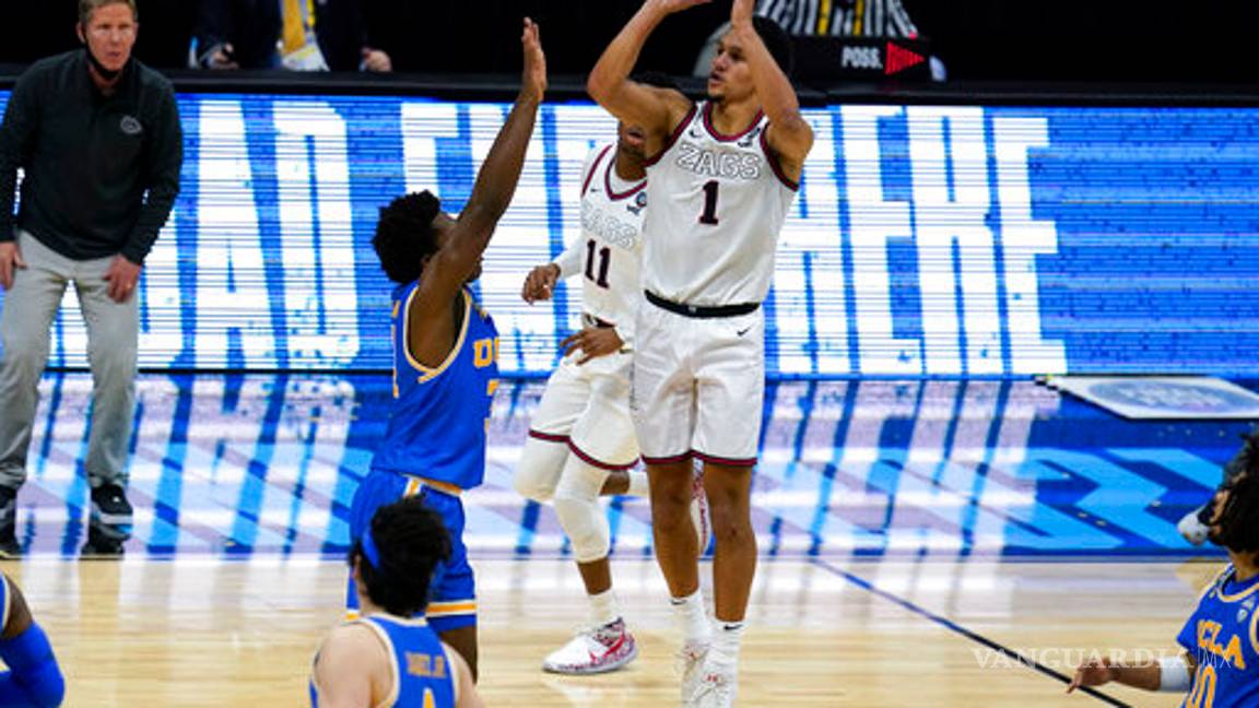 $!Gonzaga sorprende a UCLA con anotación de último segundo