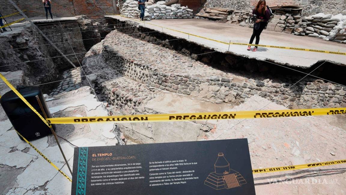 $!Descubren un templo azteca bajo terrenos de un hotel en Ciudad de México
