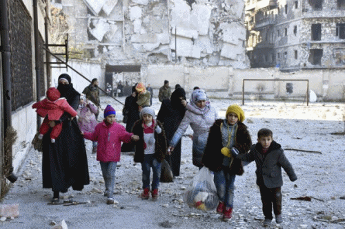 $!Hay niños que están atrapados bajo fuego en Alepo: ONU