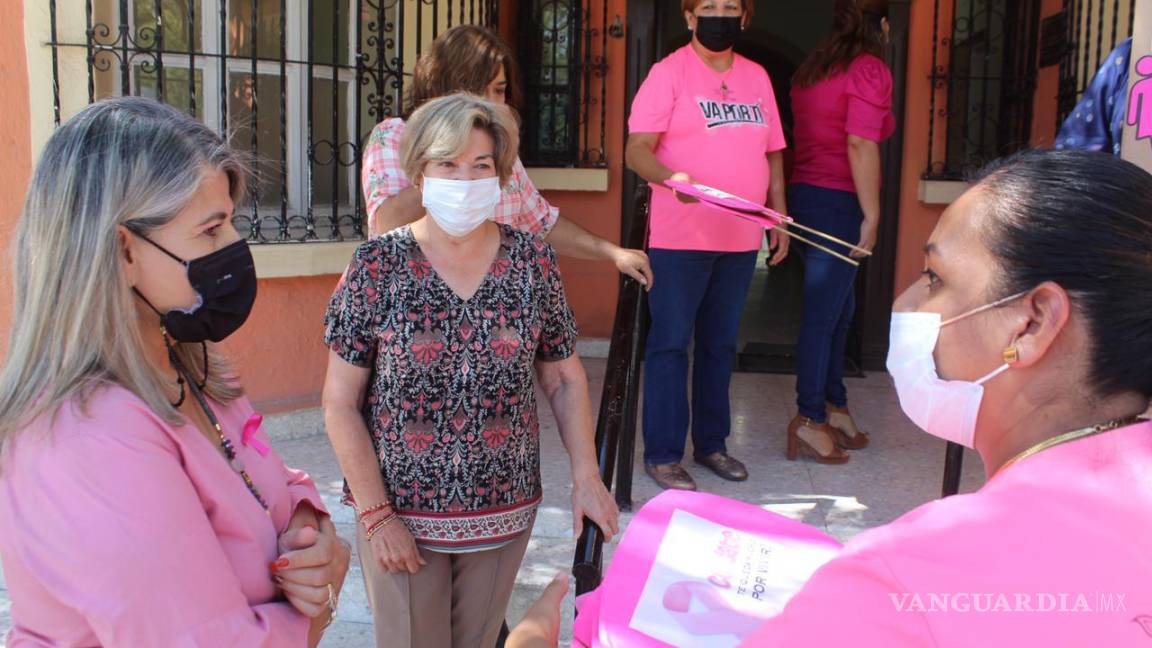 Promueve alcaldesa en San Buenaventura lucha contra el cáncer de mama