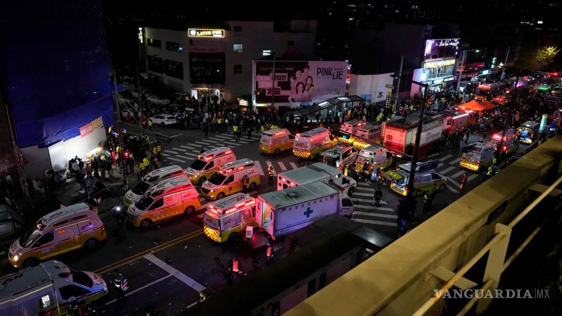 Aumenta a 146 muertos tras estampida durante celebración de Halloween en Corea del Sur (VIDEO)