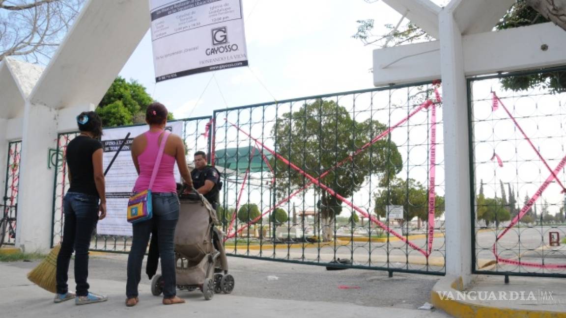 Protección Civil de Torreón determina cierre del Panteón Jardines del Carmen