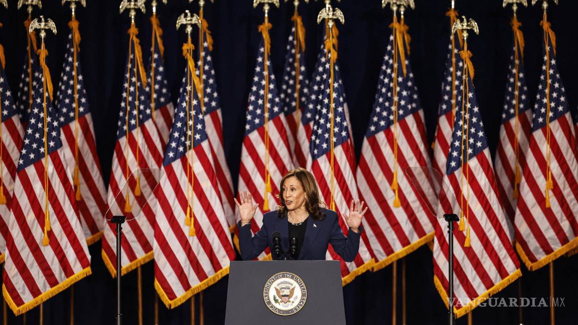 $!West Allis (United States), 23/07/2024.- US Vice President Kamala Harris speaks at a campaign event at West Allis, Wisconsin, USA, USA, 23 July 2024. US President Biden announced on Sunday 21 July 2024 that he would no longer seek re-election and endorsed Vice President Harris to be the Democratic presidential nominee for the US elections in November 2024. (Elecciones) EFE/EPA/JEFFREY PHELPS