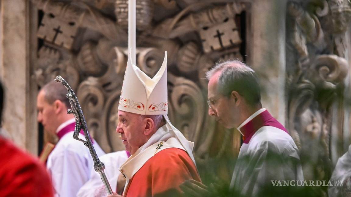 $!Celebra Papa inicio de Semana Santa en una basílica de San Pedro vacía