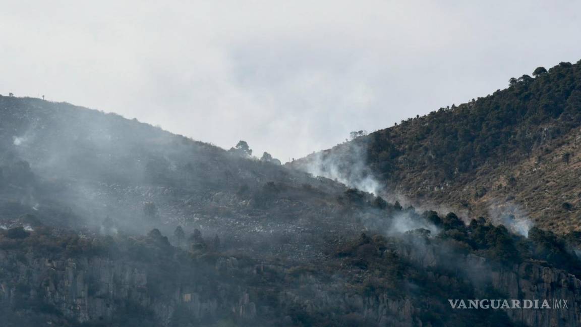 Esperan dos helicópteros más para combatir incendio de la Pinalosa