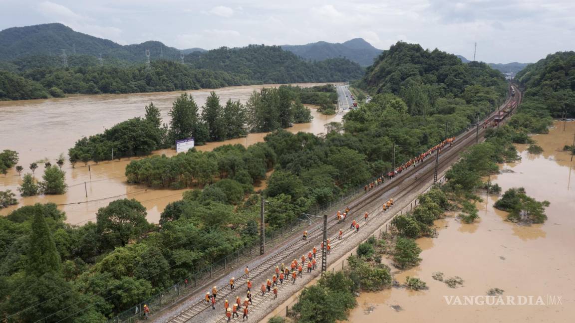 Miles de personas son evacuadas por las Inundaciones en China