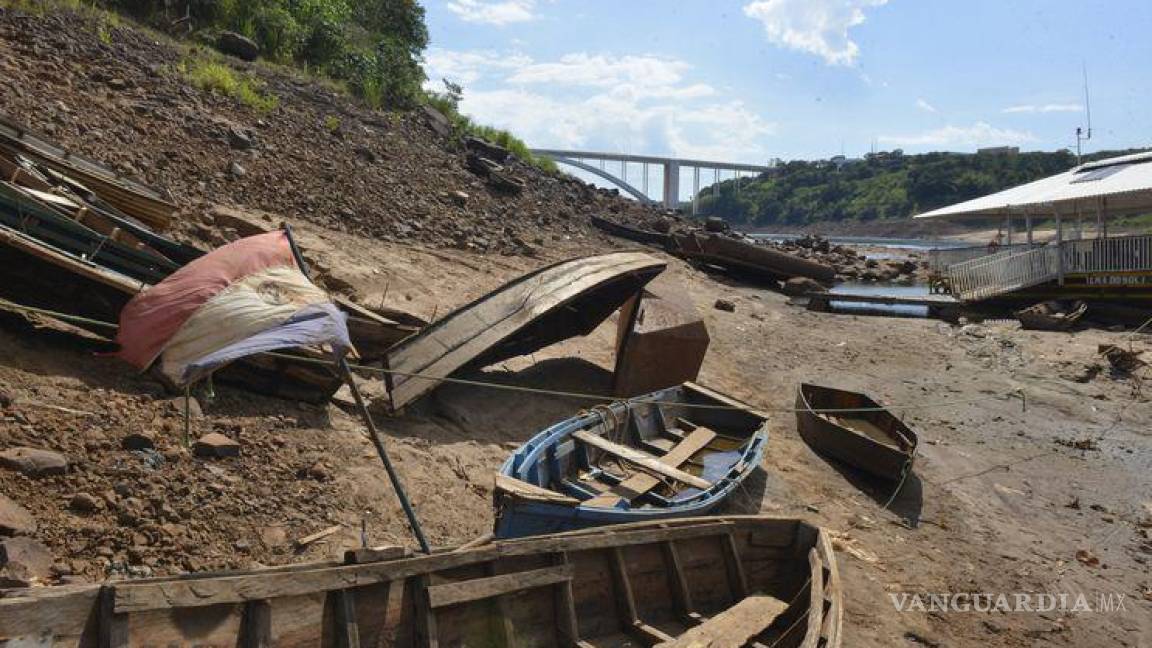 El río Paraná se seca: