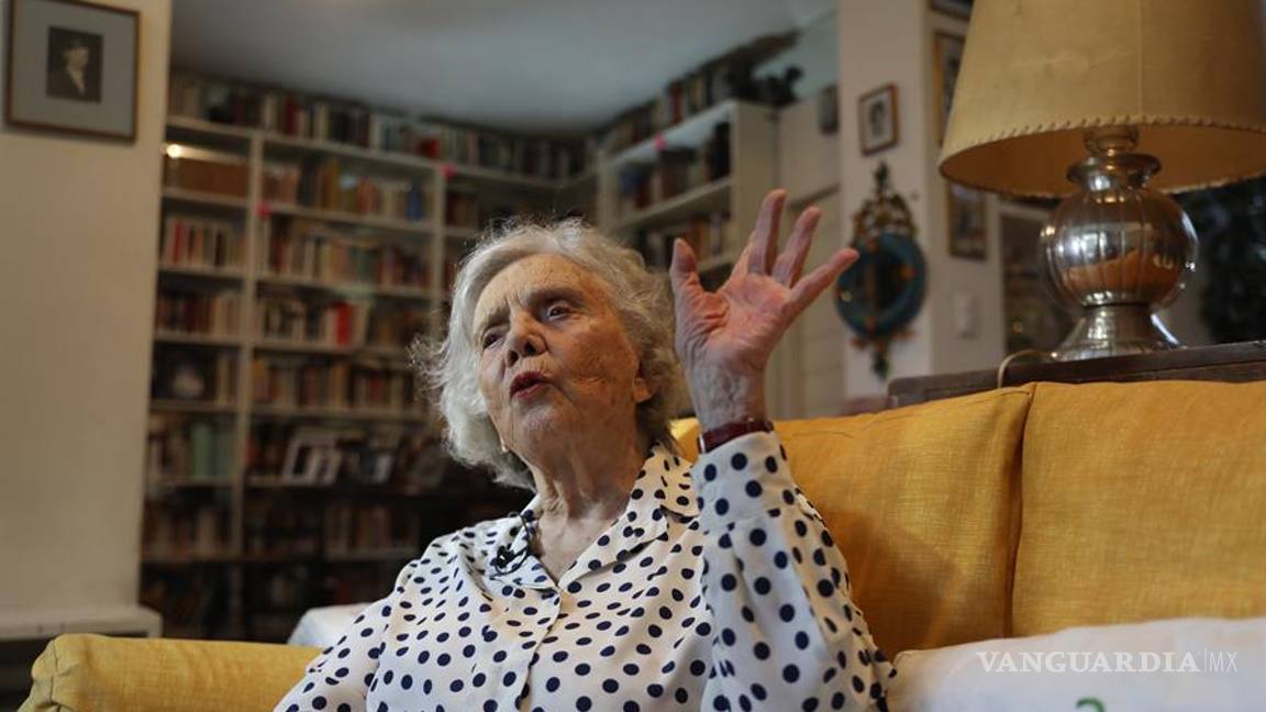 $!Coronavirus: Elena Poniatowska espera que la vida cobre más importancia después de la pandemia por el COVID-19