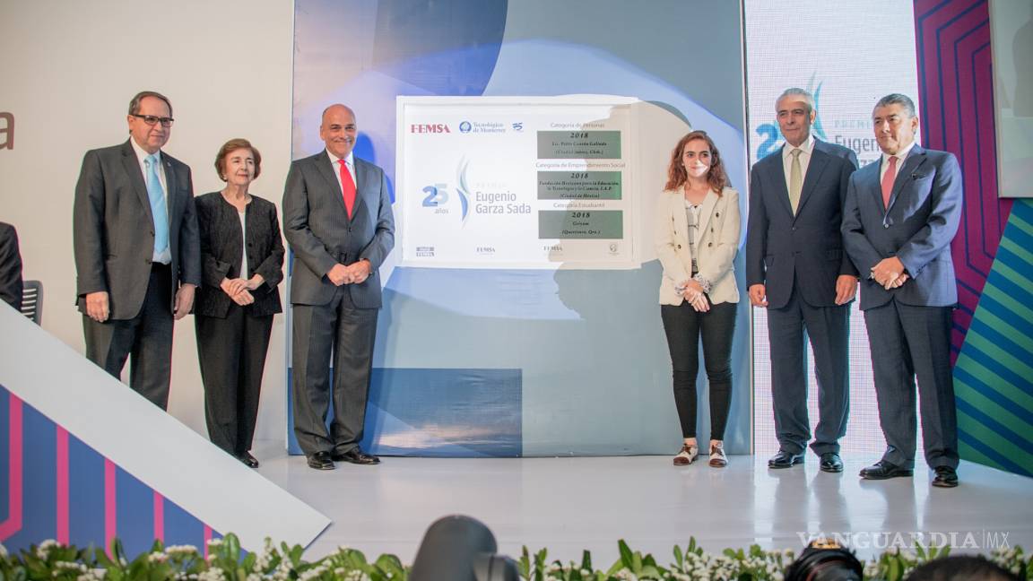 FEMSA y el Tecnológico de Monterrey entregan Premio Eugenio Garza Sada 2018