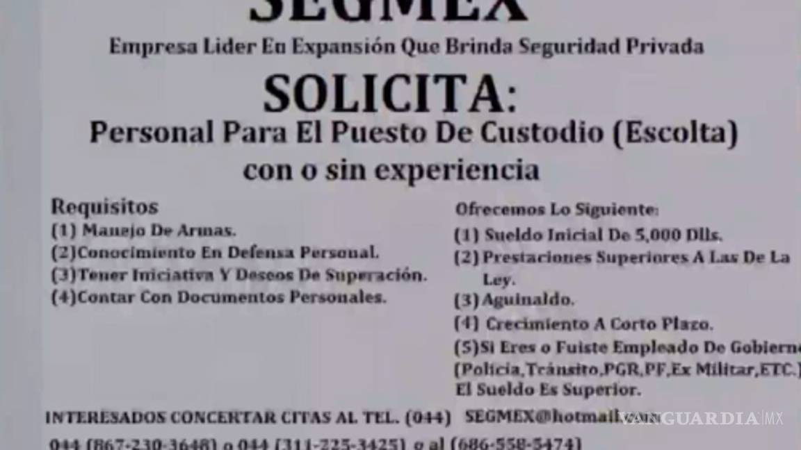 $!'Te invitamos a formar parte de las nuevas células del CJNG'; Cártel Jalisco Nueva Generación 'tienta' a ex policías federales