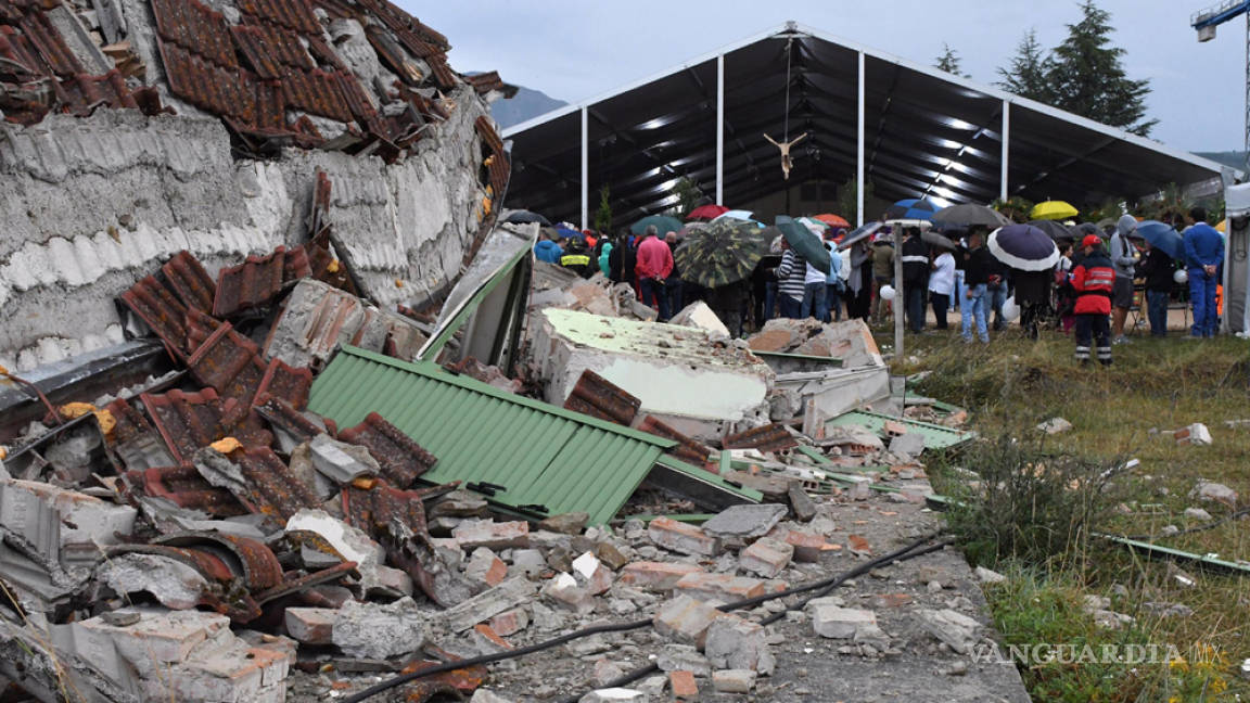 Más de 3,500 italianos duermen en refugios tras el terremoto del 24 de agosto