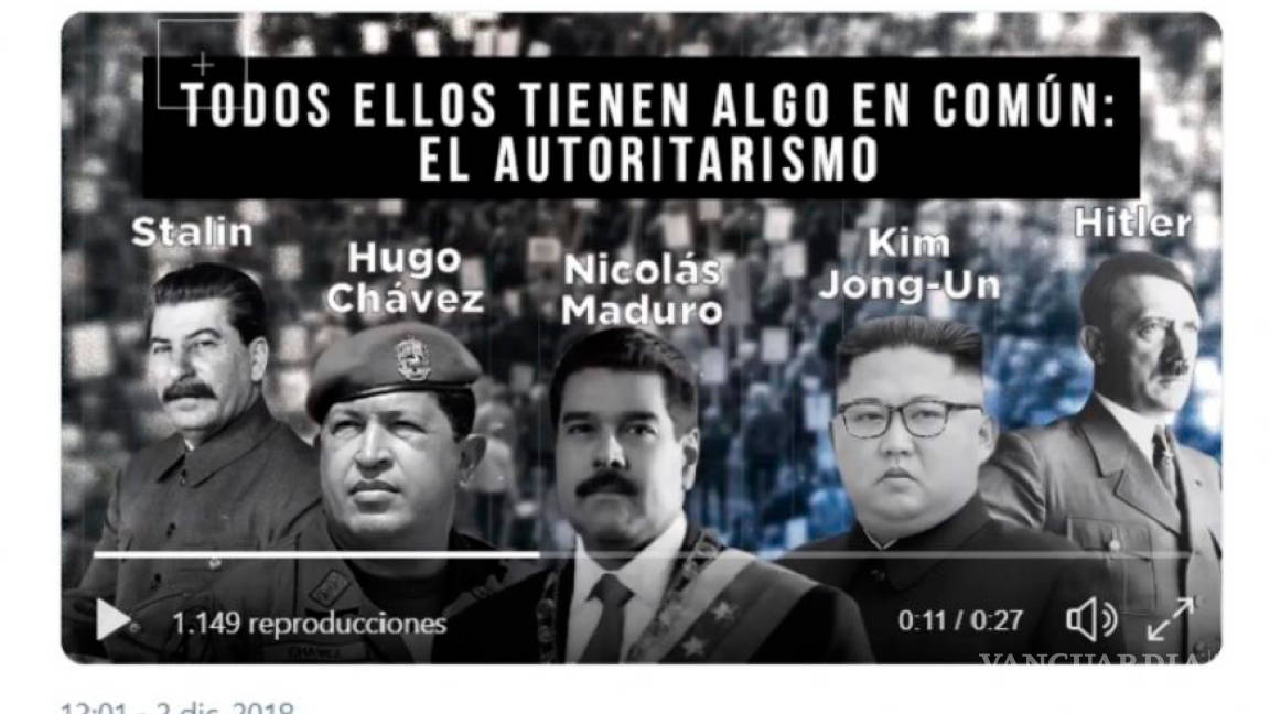 PAN alerta sobre autoritarismo de AMLO en un video, usando imágenes de Hitler y Stalin
