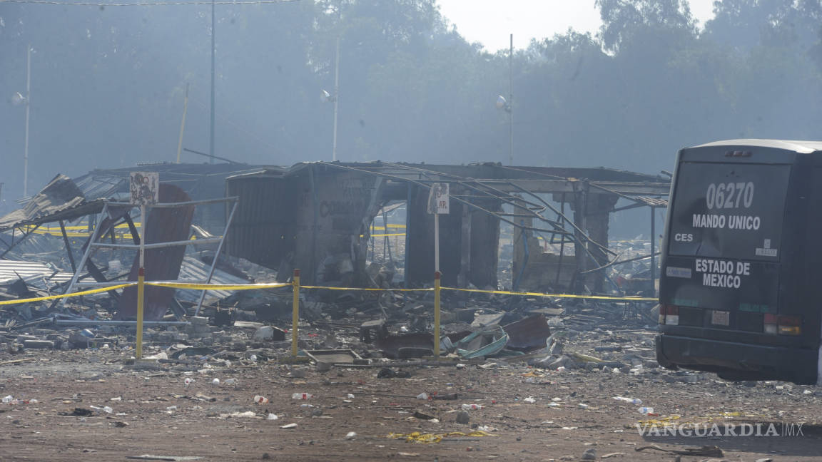 Sube a 41 el número de muertos por explosión en Tultepec