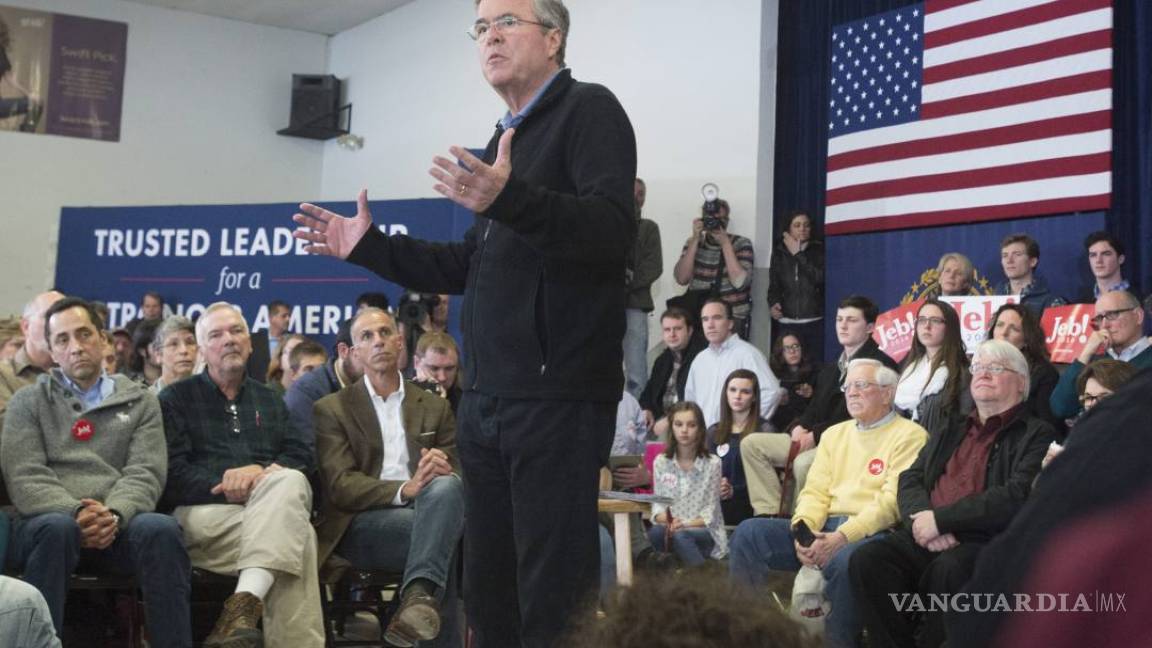 Guerra entre Bush y Trump calienta el camino a Nueva Hampshire