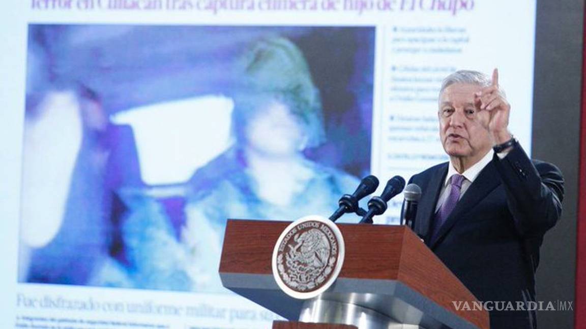 $!“Muerden la mano que les quitó el bozal”; AMLO rebate a la prensa, niega pacto con cartel de Sinaloa