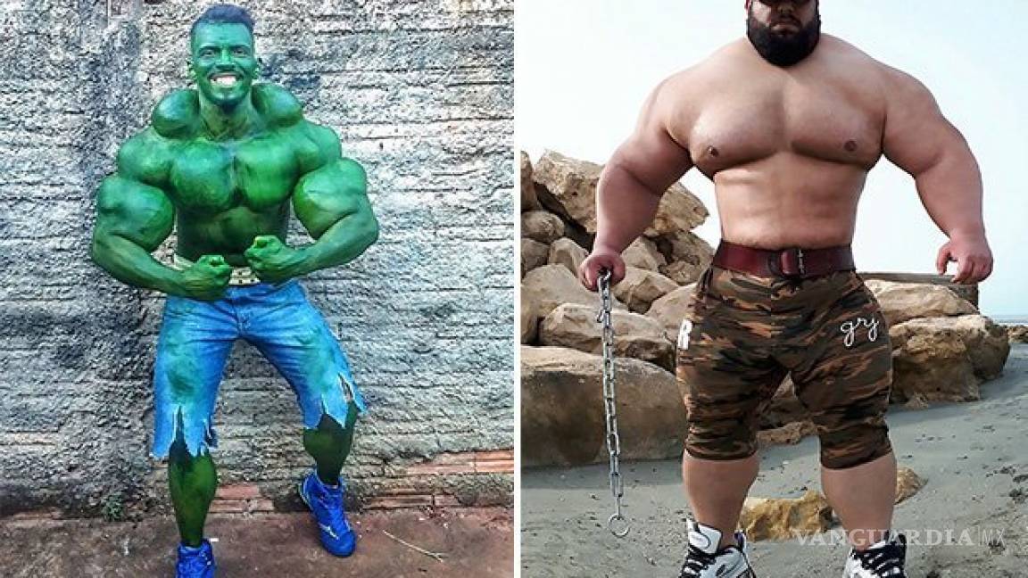 El 'Hulk' brasileño aceptó el reto del 'Hulk' iraní