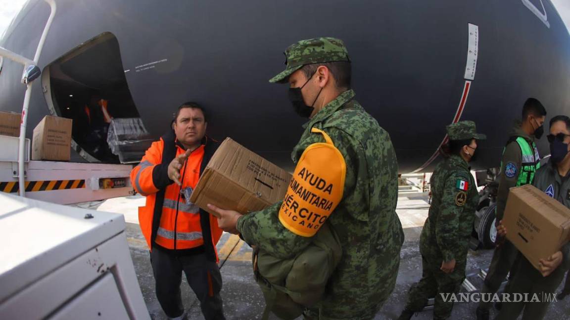 Aterriza ayuda humanitariaen Rumania