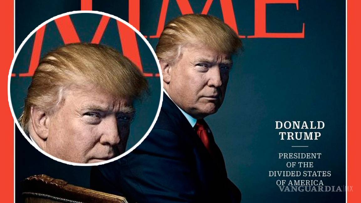 $!¿Time le puso 'cuernos' de diablo a Trump en su portada?