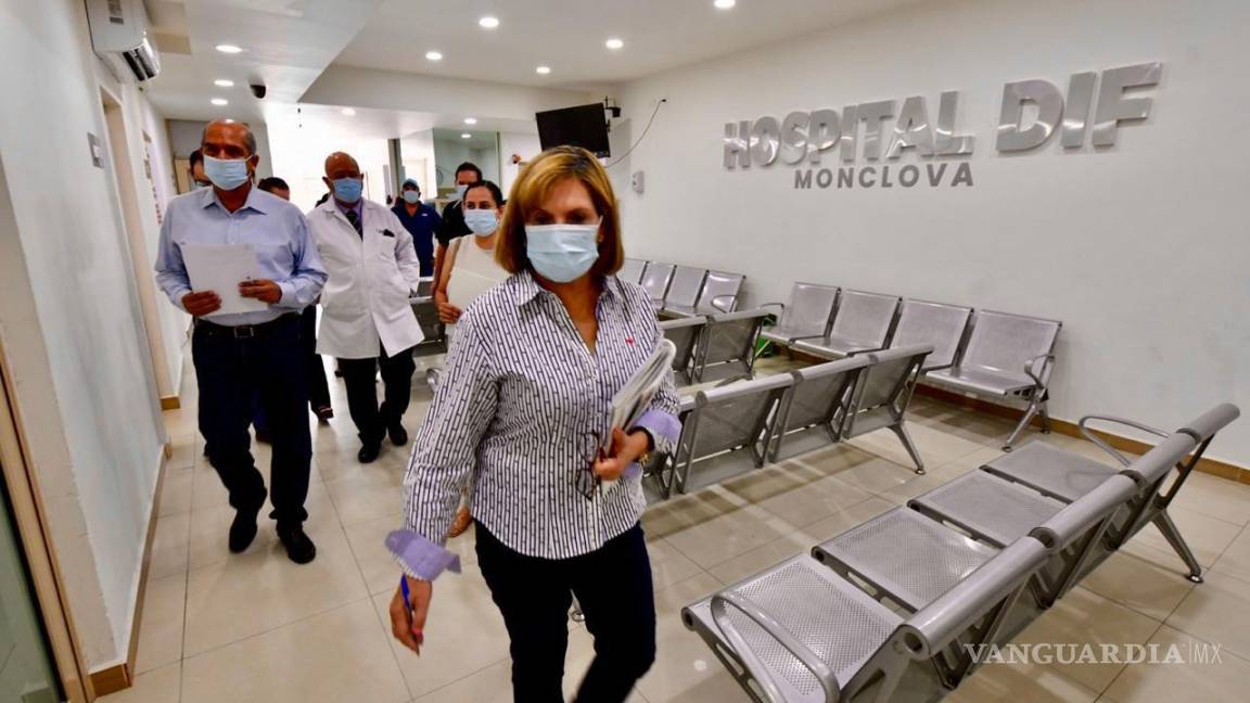 Avanza remodelación del Hospital DIF Monclova; quedará listo a finales de mes