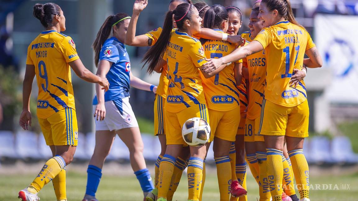¡Imparables! Tigres golea a Cruz Azul en cuartos de final en Liga Mx Femenil