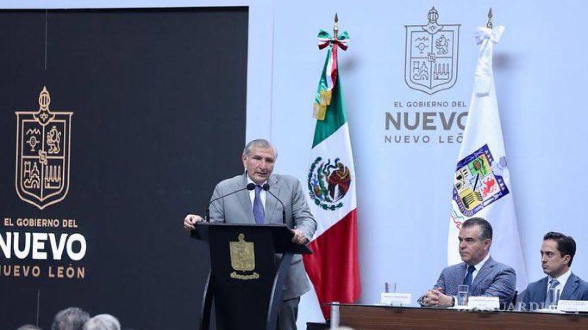 Nuevo León: formalizan Samuel García y secretario de Gobernación acciones para combatir la sequía