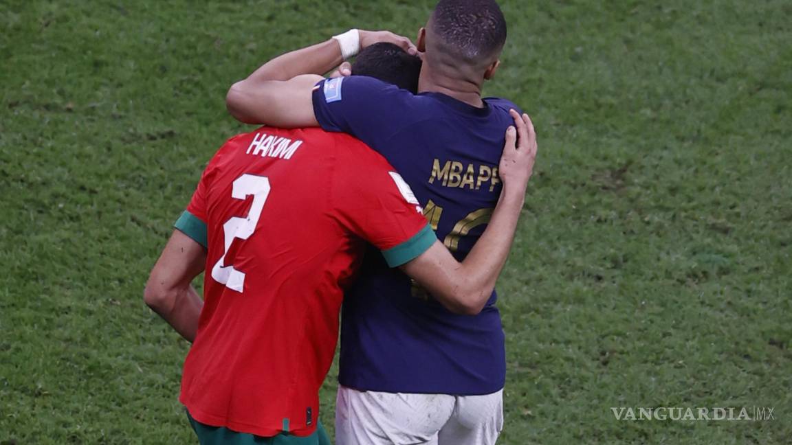 ‘No estés triste, hicieron historia’; el mensaje de Mbappé a su compañero marroquí del PSG