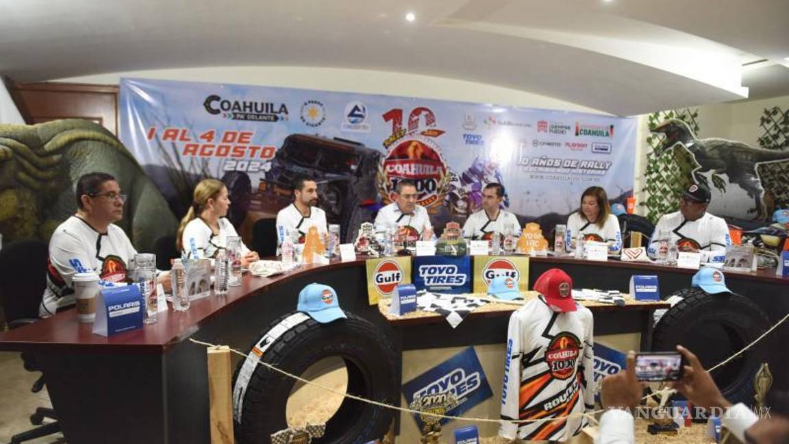 $!El rally Coahuila 1000 se llevará a cabo del 01 al 04 de agosto del año en curso.