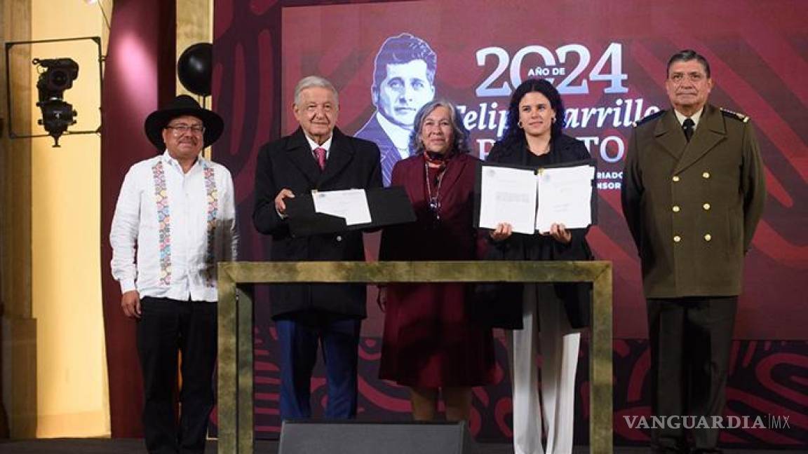 AMLO promulga dos reformas constitucionales... la de la Guardia Nacional y derechos de los pueblos indígenas