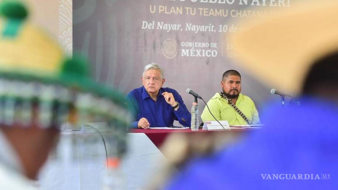 ‘Háganlo ustedes, no es mucha ciencia’, responde AMLO a comunidades indígenas de Nayarit que piden pavimentación